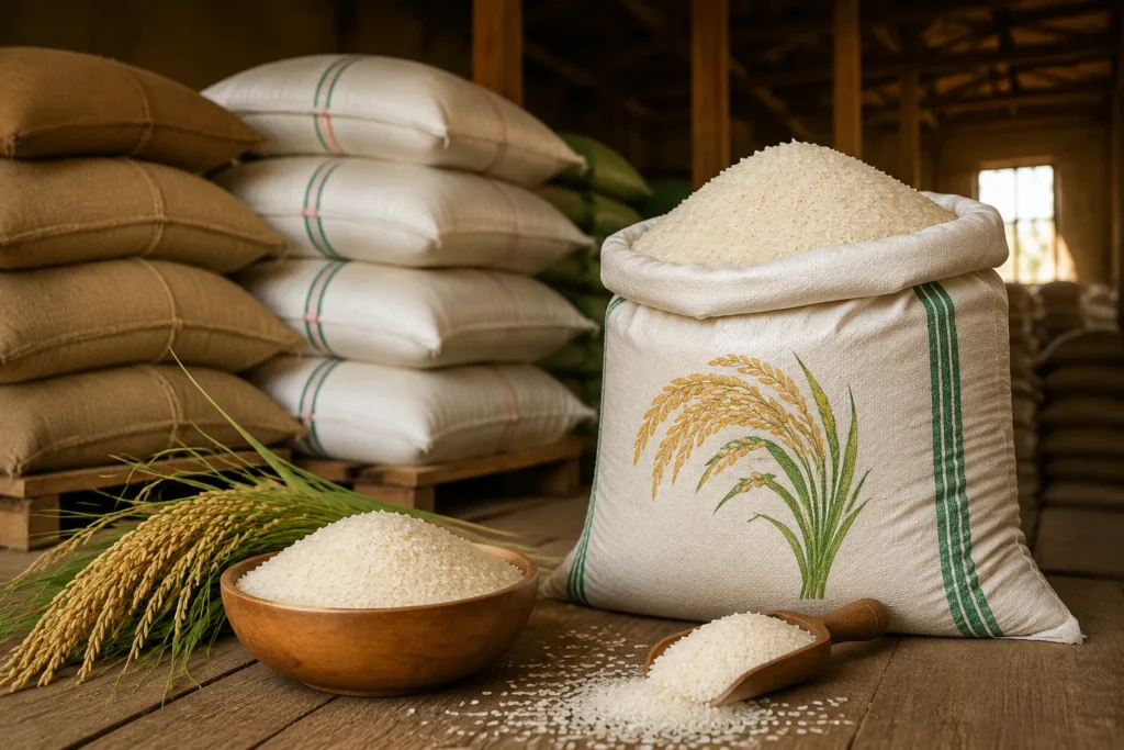 بهترین گونی برای نگهداری برنج چیست؟ راهنمای انتخاب کیسه مناسب برنج