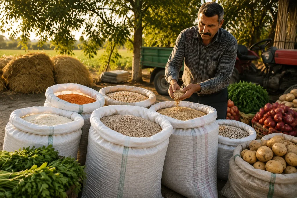 کاربرد گونی در کشاورزی و بستهبندی محصولات