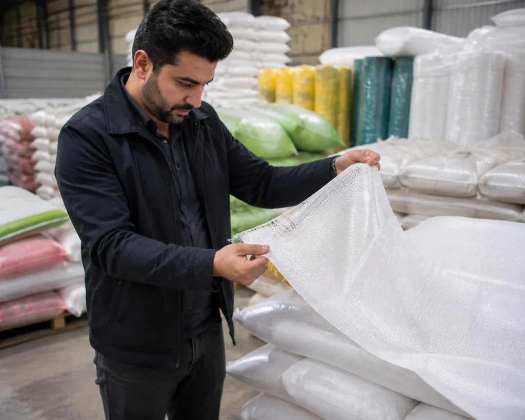 بررسی کیفیت گونی پلاستیکی قبل از خرید